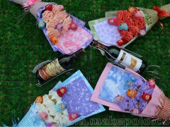 禮品批發(fā) 藍(lán)色妖姬 卡通花束 節(jié)慶用品 情人節(jié)禮物 仿真鮮花