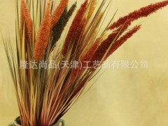 高檔仿真花 天津仿真花 仿真草 草類植物 7頭尖草