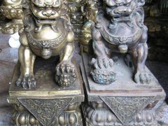 吉安銅獅子廠家、匯豐銅雕(圖)