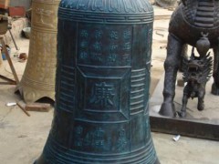新疆銅鐘雕塑_匯豐銅雕