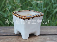 廠家直銷 新品韓國陶瓷花盆12067創(chuàng)意多肉植物盆景盆栽花盆