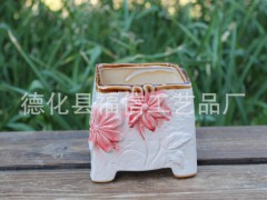 廠家直銷 新品韓國陶瓷花盆12073創(chuàng)意多肉植物盆景盆栽花盆