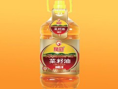 批發(fā) 鳳冠壓榨一級菜籽油 5升 綠色食品 健康菜籽油 放心糧油