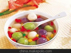 發(fā)紫薯 紅薯QQ湯圓彩色小圓子 250克